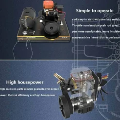 TOYAN Engine 4 Stroke RC Nitro Engine Model Kit - Build Your Engine That Works