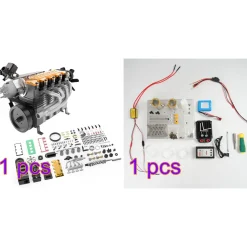 TOYAN FS-L400BGC 14CC Inline 4 Cylinder 4 Stroke OHC L4 Water-cooled Gasoline Engine Model for RC Model Car Ship Airplane