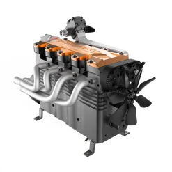 TOYAN FS-L400BGC 14CC Inline 4 Cylinder 4 Stroke OHC L4 Water-cooled Gasoline Engine Model for RC Model Car Ship Airplane