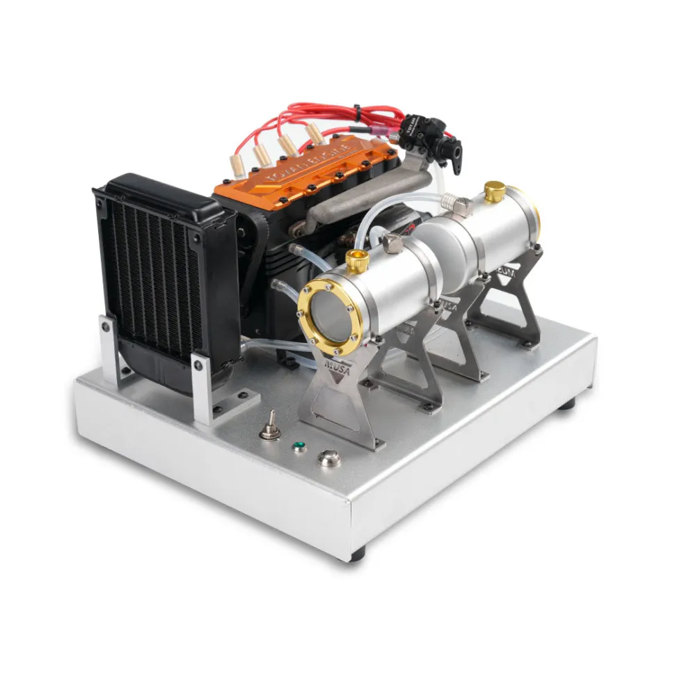 TOYAN FS-L400BGC 14CC Inline 4 Cylinder 4 Stroke OHC L4 Water-cooled Gasoline Engine Model for RC Model Car Ship Airplane