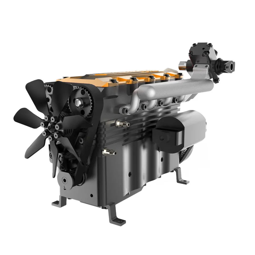 TOYAN FS-L400BGC 14CC Inline 4 Cylinder 4 Stroke OHC L4 Water-cooled Gasoline Engine Model for RC Model Car Ship Airplane