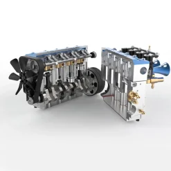 TOYAN FS-L400 14cc Inline 4 Cylinder Four-stroke Water-cooled Nitro Engine Model for 1:8 1:10 RC Car Ship Airplane