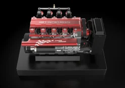 TOYAN FS-L400 14cc Inline 4 Cylinder Four-stroke Water-cooled Nitro Engine Model for 1:8 1:10 RC Car Ship Airplane