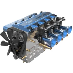 TOYAN FS-L400 14cc Inline 4 Cylinder 4 Stroke Water-cooled Nitro Engine Model for 1:8 1:10 RC Car Ship Airplane - KIT Version