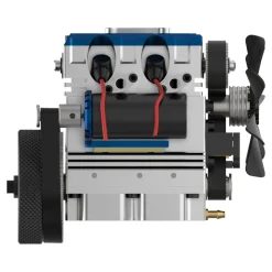 TOYAN FS-L200 2 Cylinder 4 Stroke Model Engine Kit - Build Your Own Engine that Works