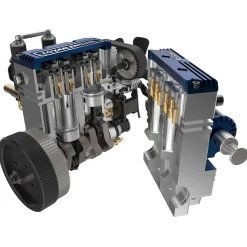 TOYAN FS-L200 2 Cylinder 4 Stroke Model Engine Kit - Build Your Own Engine that Works