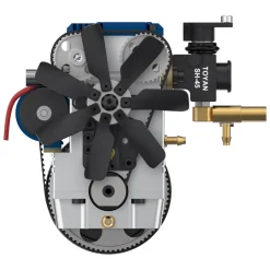 TOYAN FS-L200 2 Cylinder 4 Stroke Model Engine Kit - Build Your Own Engine that Works