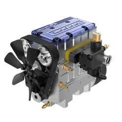 TOYAN FS-L200 2 Cylinder 4 Stroke Model Engine Kit - Build Your Own Engine that Works