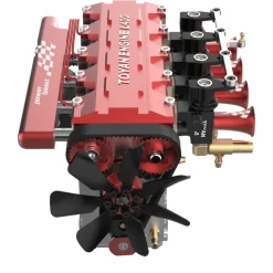 TOYAN FS-L400 Engine 14cc Inline 4 Cylinder 4 Stroke Nitro Engine Model - Assembled