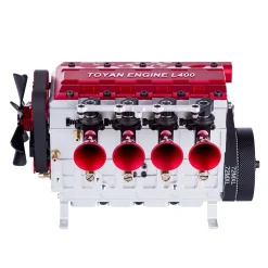 TOYAN FS-L400 Engine 14cc Inline 4 Cylinder 4 Stroke Nitro Engine Model - Assembled