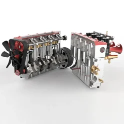 TOYAN FS-L400 Engine 14cc Inline 4 Cylinder 4 Stroke Nitro Engine Model - Assembled