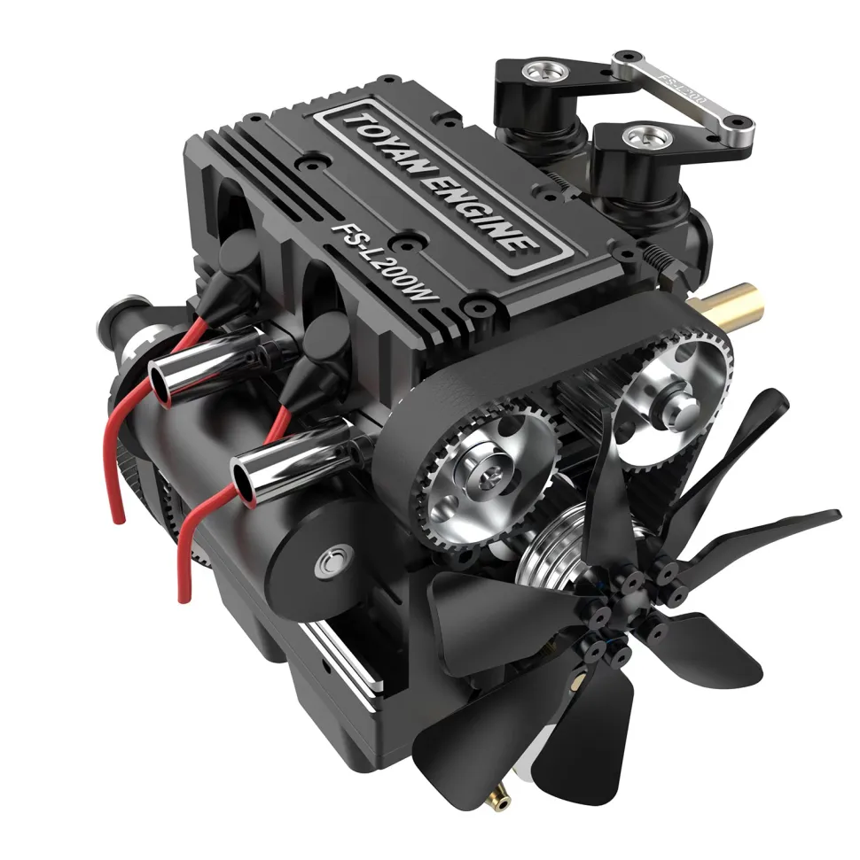 TOYAN FS-L200 Engine 2 Cylinders 4 Stroke Engine Model Kit - Build Your Own Engine that Works