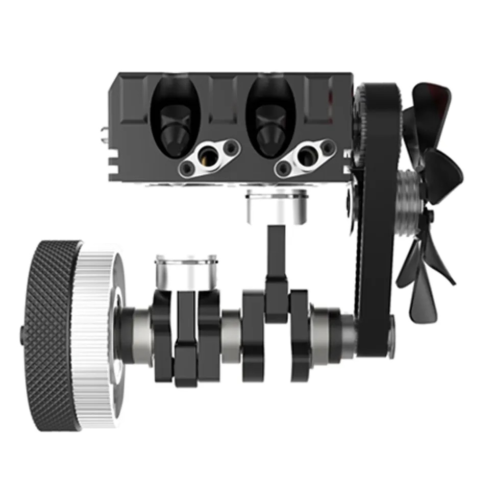 TOYAN FS-L200 Engine 2 Cylinders 4 Stroke Engine Model Kit - Build Your Own Engine that Works