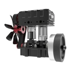 TOYAN FS-L200 Engine 2 Cylinder 4 Stroke Nitro Engine Model Kit - Build Your Own Engine That Works
