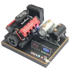 TOYAN FS-V800 V8 Engine With Starter Kit, Stand and Accessories