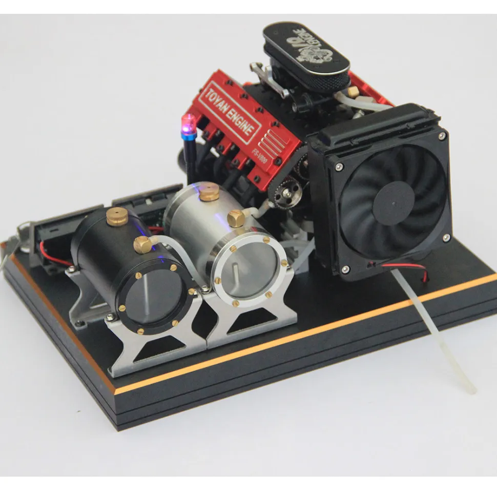 TOYAN FS-V800 V8 Engine With Starter Kit, Stand and Accessories