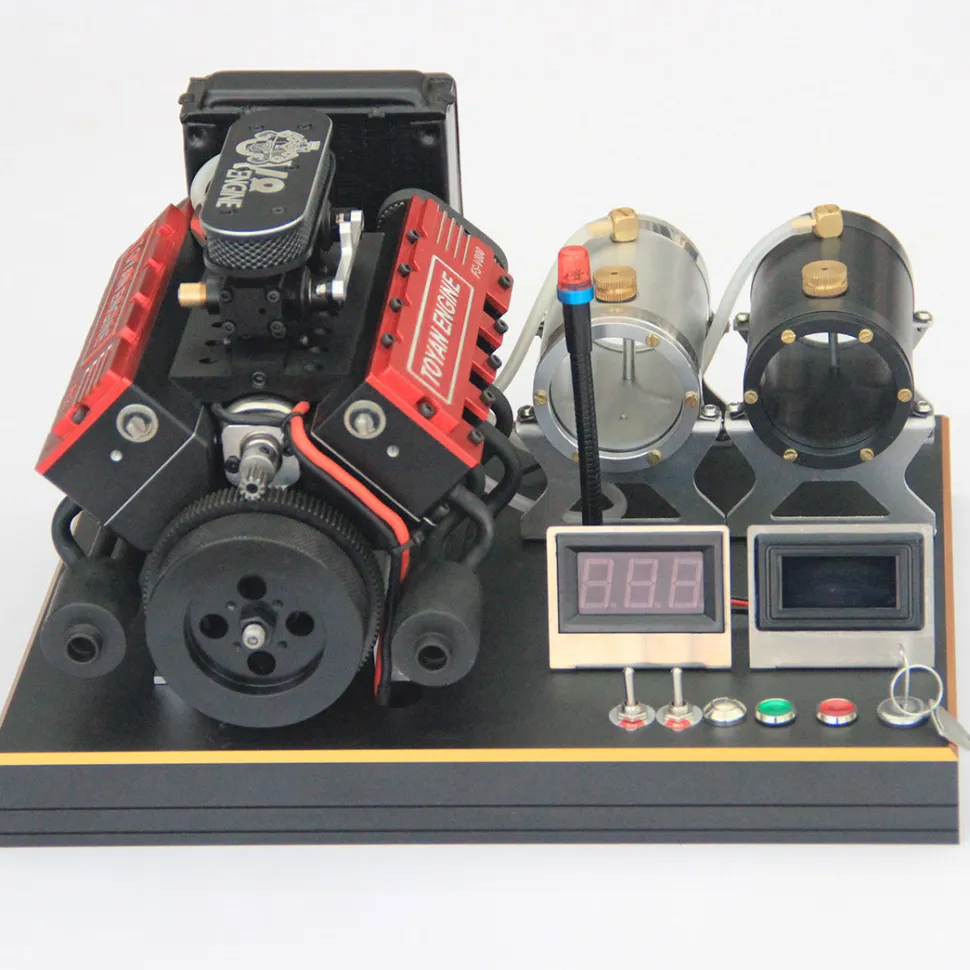 TOYAN FS-V800 V8 Engine With Starter Kit, Stand and Accessories