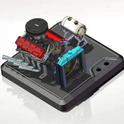 TOYAN FS-V800WGPC V8 Engine With Starter Kit, Stand and Accessories-One Key Start