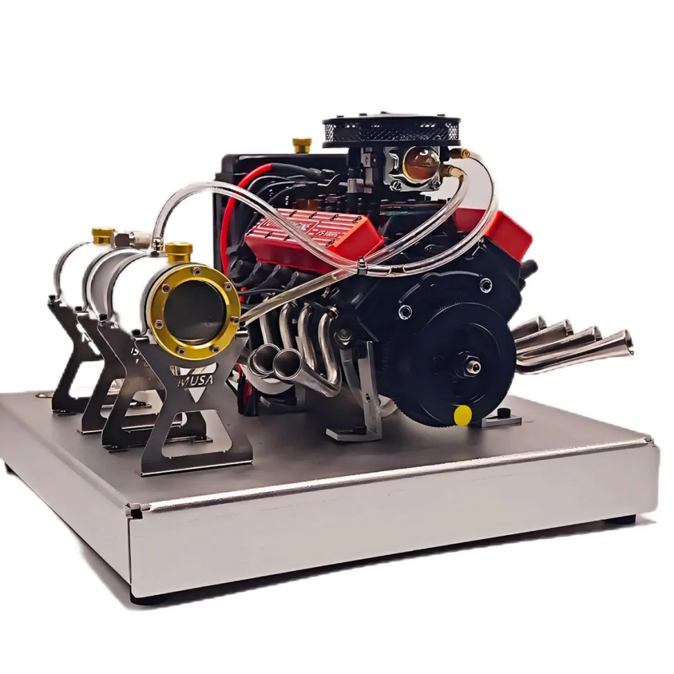 TOYAN FS-V800WGPC V8 Engine With Starter Kit, Stand and Accessories-One Key Start