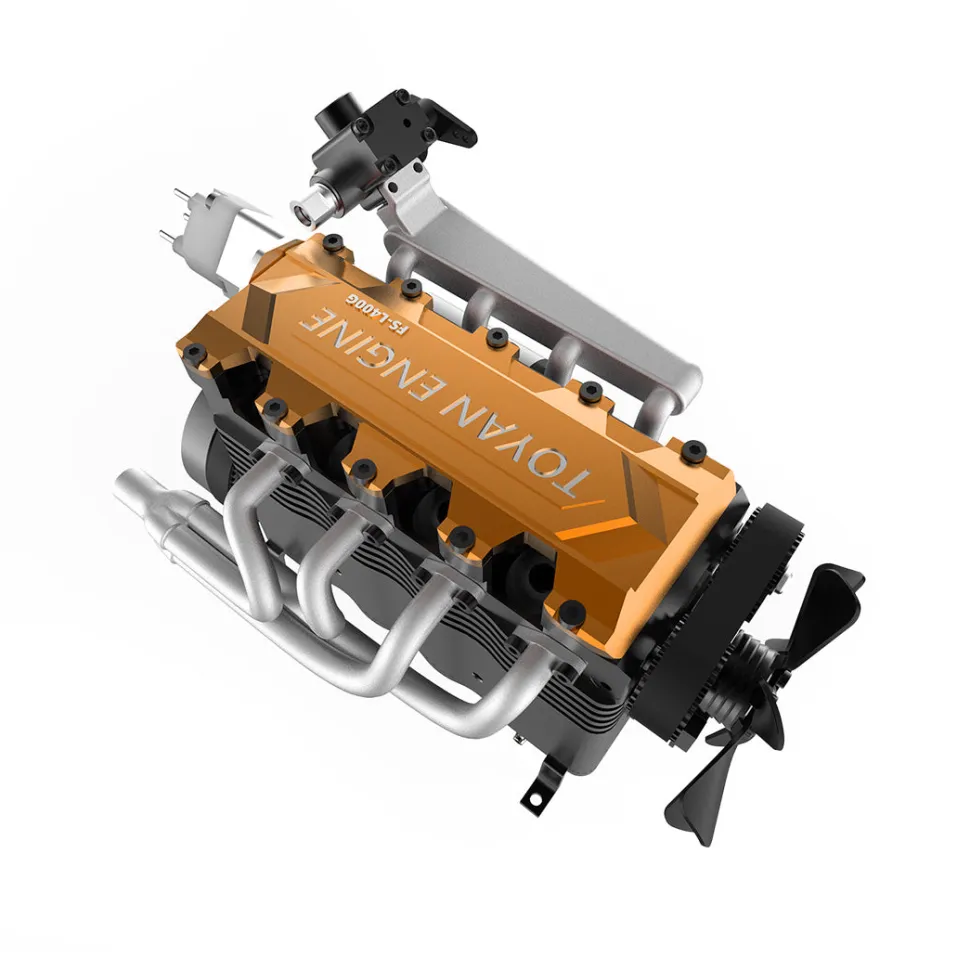 TOYAN Full Metal Nitro Engine Model Kit That Works - Build Your Own Engines - Gift Collection