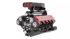 TOYAN V8 Engine FS-V800 28cc Engine Model Kit with Supercharger Accessories That Works