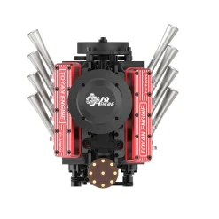 TOYAN V8 Engine FS-V800WGPC 28cc OHV Gasoline Engine - Build Your Own V8 Engine - V8 Engine Model Kit That Works