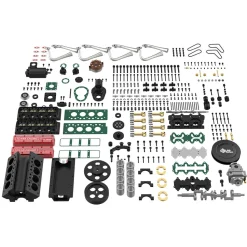 TOYAN V8 Engine FS-V800WGPC 28cc OHV Gasoline Engine - Build Your Own V8 Engine - V8 Engine Model Kit That Works