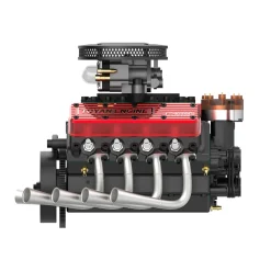 TOYAN V8 Engine FS-V800WGPC 28cc OHV Gasoline Engine - Build Your Own V8 Engine - V8 Engine Model Kit That Works