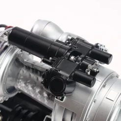 T700 Turboshaft Engine Model Kit that Works - Build Your Own Turboshaft Engine - TECHING 1/4 Metal Simulation Electric Military Helicopter Turboshaft Engine Model DM136