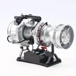 T700 Turboshaft Engine Model Kit that Works - Build Your Own Turboshaft Engine - TECHING 1/4 Metal Simulation Electric Military Helicopter Turboshaft Engine Model DM136