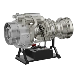 T700 Turboshaft Engine Model Kit that Works - Build Your Own Turboshaft Engine - TECHING 1/4 Metal Simulation Electric Military Helicopter Turboshaft Engine Model DM136