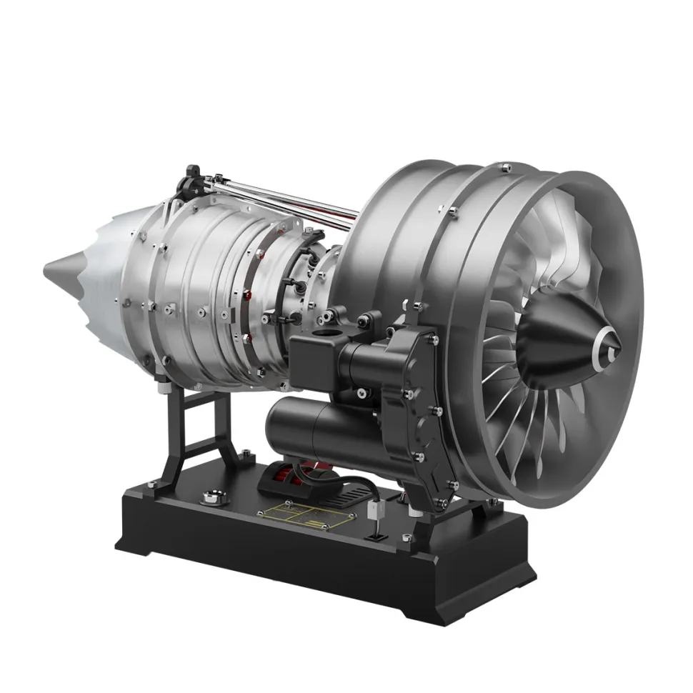 Turbofan Engine Model Kit that Works - Build Your Own Turbofan Engine - TECHING 1/12 Full Metal Dual-Spool Turbofan Engine Model Kit 300+PCS