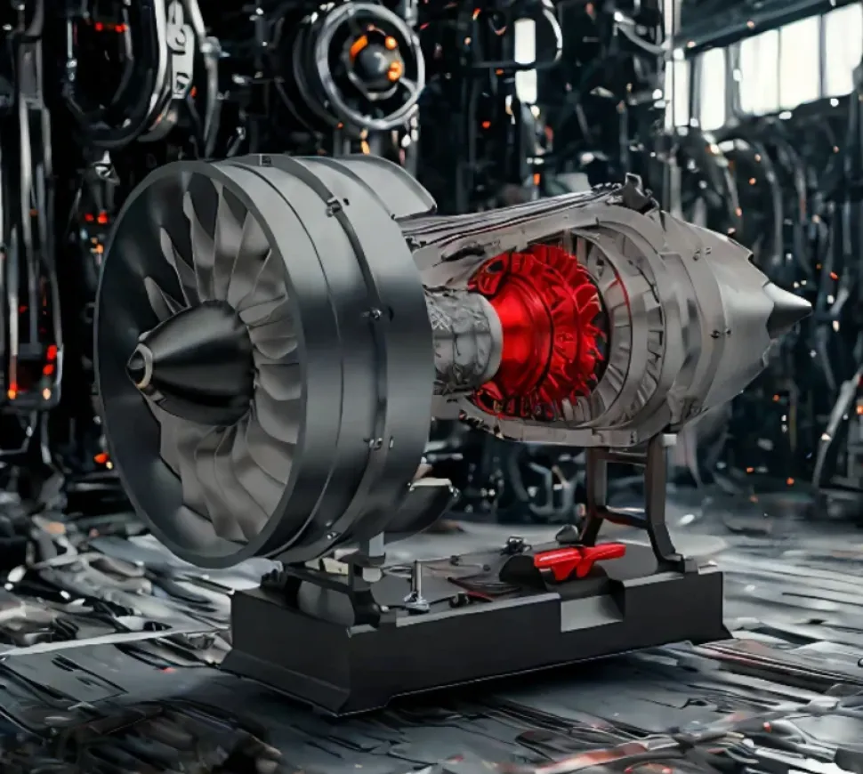 Turbofan Engine Model Kit that Works - Build Your Own Turbofan Engine - TECHING 1/12 Full Metal Dual-Spool Turbofan Engine Model Kit 300+PCS