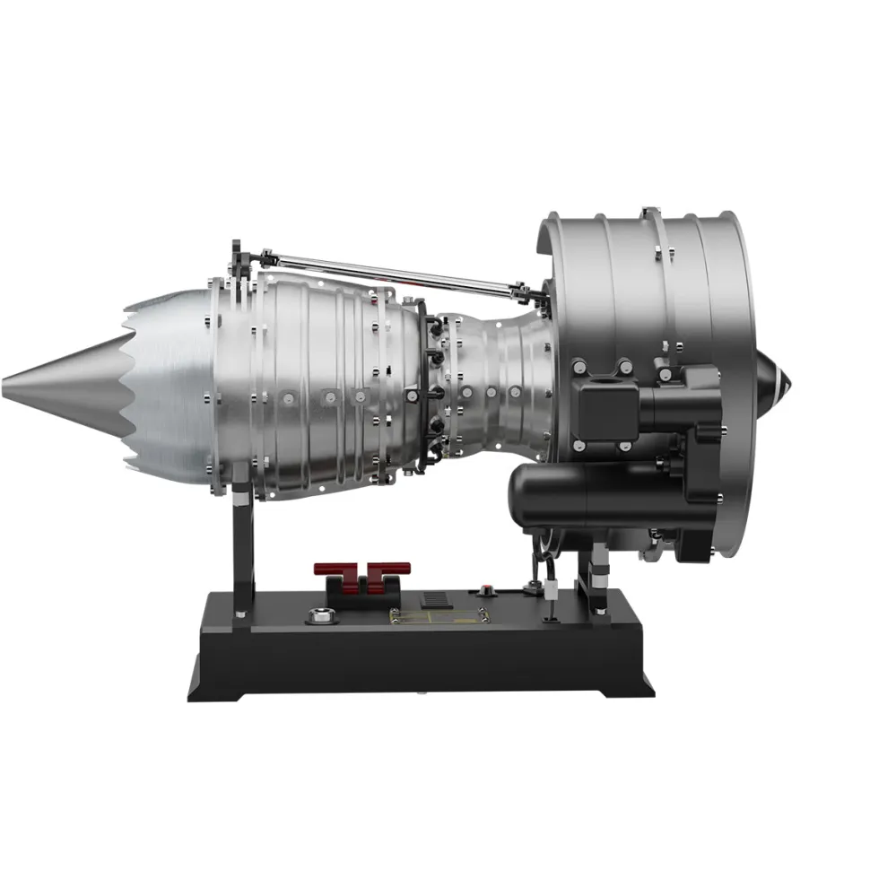 Turbofan Engine Model Kit that Works - Build Your Own Turbofan Engine - TECHING 1/12 Full Metal Dual-Spool Turbofan Engine Model Kit 300+PCS