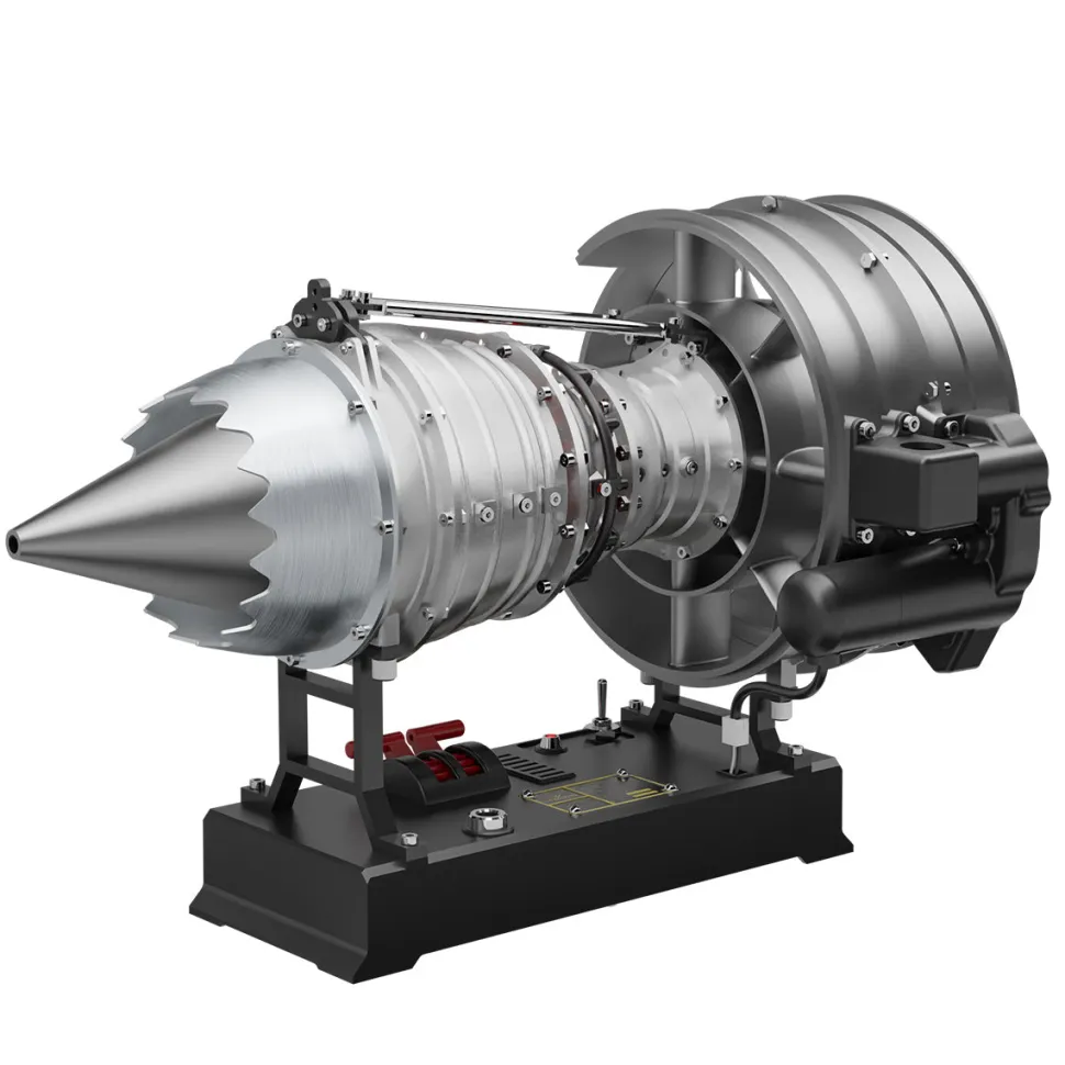 Turbofan Engine Model Kit that Works - Build Your Own Turbofan Engine - TECHING 1/12 Full Metal Dual-Spool Turbofan Engine Model Kit 300+PCS