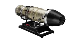Turbofan Engine Model Kit that Works - Build Your Own Turbofan Engine - TECHING 1/10 Full Metal Electric Turbojet Engine Small Bypass Ratio Twin Rotor Aircraft Model DM135 600+Pcs