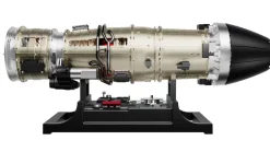 Turbofan Engine Model Kit that Works - Build Your Own Turbofan Engine - TECHING 1/10 Full Metal Electric Turbojet Engine Small Bypass Ratio Twin Rotor Aircraft Model DM135 600+Pcs