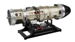 Turbofan Engine Model Kit that Works - Build Your Own Turbofan Engine - TECHING 1/10 Full Metal Electric Turbojet Engine Small Bypass Ratio Twin Rotor Aircraft Model DM135 600+Pcs
