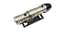 Turbofan Engine Model Kit that Works - Build Your Own Turbofan Engine - TECHING 1/10 Full Metal Electric Turbojet Engine Small Bypass Ratio Twin Rotor Aircraft Model DM135 600+Pcs