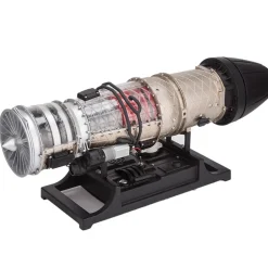 Turbofan Engine Model Kit that Works - Build Your Own Turbofan Engine - TECHING 1/10 Full Metal Electric Turbojet Engine Small Bypass Ratio Twin Rotor Aircraft Model DM135 600+Pcs