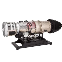 Turbofan Engine Model Kit that Works - Build Your Own Turbofan Engine - TECHING 1/10 Full Metal Electric Turbojet Engine Small Bypass Ratio Twin Rotor Aircraft Model DM135 600+Pcs