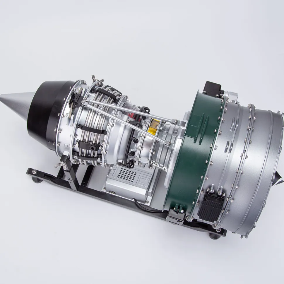 Turbofan Engine Model Kit that Works - Build Your Own Turbofan Engine - TECHING 1/10 Full Metal Dual-Spool Turbofan Engine Aircraft Jet Engine Model 1000+Pcs