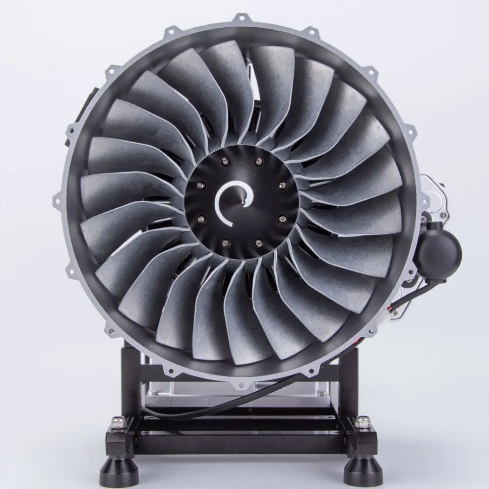 Turbofan Engine Model Kit that Works - Build Your Own Turbofan Engine - TECHING 1/10 Full Metal Dual-Spool Turbofan Engine Aircraft Jet Engine Model 1000+Pcs