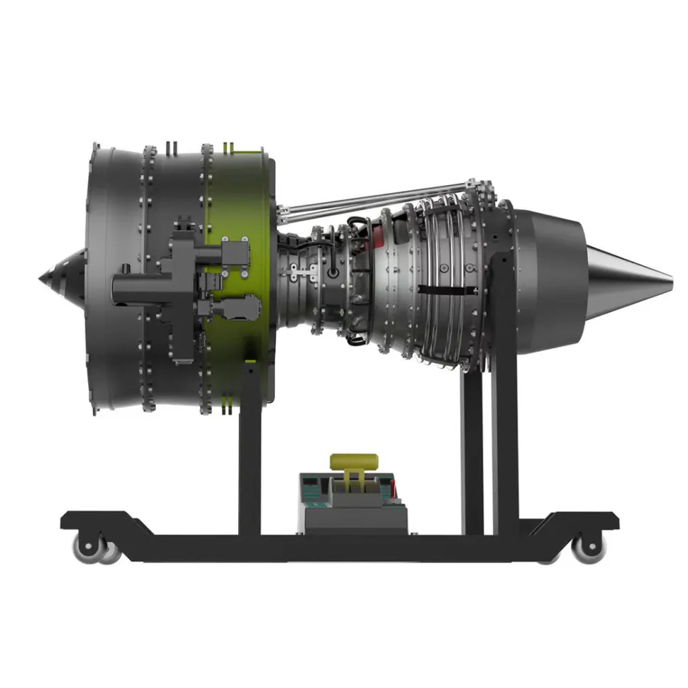 Turbofan Engine Model Kit that Works - Build Your Own Turbofan Engine - TECHING 1/10 Full Metal Dual-Spool Turbofan Engine Aircraft Jet Engine Model 1000+Pcs