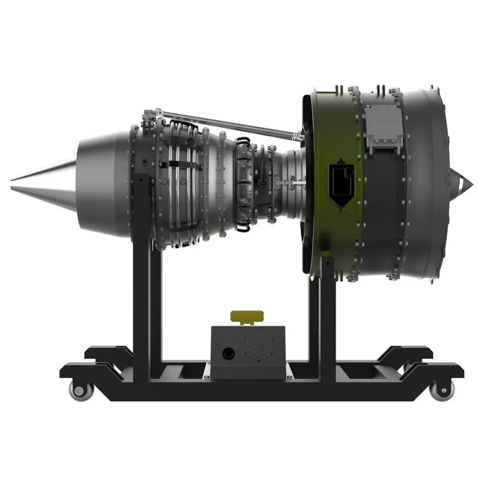 Turbofan Engine Model Kit that Works - Build Your Own Turbofan Engine - TECHING 1/10 Full Metal Dual-Spool Turbofan Engine Aircraft Jet Engine Model 1000+Pcs