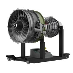 Turbofan Engine Model Kit that Works - Build Your Own Turbofan Engine - TECHING 1/10 Full Metal Dual-Spool Turbofan Engine Aircraft Jet Engine Model 1000+Pcs