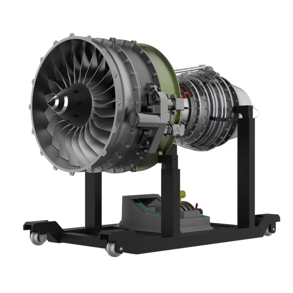 Turbofan Engine Model Kit that Works - Build Your Own Turbofan Engine - TECHING 1/10 Full Metal Dual-Spool Turbofan Engine Aircraft Jet Engine Model 1000+Pcs
