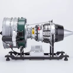 Turbofan Engine Model Kit that Works - Build Your Own Turbofan Engine - TECHING 1/10 Full Metal Dual-Spool Turbofan Engine Aircraft Jet Engine Model 1000+Pcs