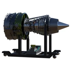 Turbofan Engine Model Kit that Works - Build Your Own Turbofan Engine - TECHING 1/10 Full Metal Dual-Spool Turbofan Engine Aircraft Jet Engine Model 1000+Pcs