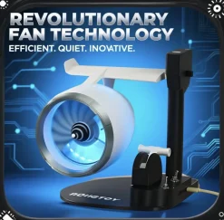 Turbo Jet Engine Desktop Fan High-Speed Cooling with Futuristic Design